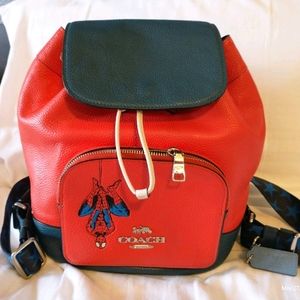 Coach Marvel Jes Backpack With Spider-Man